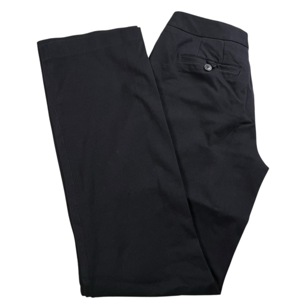 NYDJ Womens 4‎ Black Bootcut Mid Rise Dress Pants Career Workwear